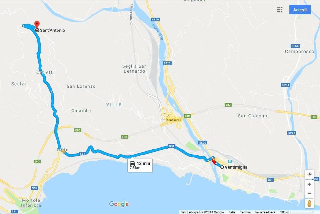 Il Casotto del Nonno Lejlighed Ventimiglia Eksteriør billede